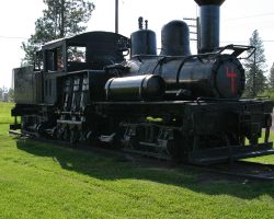 This Shay was found on display in a park in Columbia Falls, MT