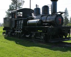 This Shay was found on display in a park in Columbia Falls, MT