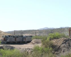 A few minutes later, OT-2 is halfway through the unloader, and the crew is about to break off the power and run around to become OT-1.