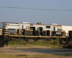 This C-424 isn't doing so well. It looks like Belt Railway of Chicago 600 is being cannibalized to keep A&M 01 (ex-BRC 601) and A&M 02 (ex-BRC 602) running.