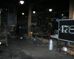 In order, right to left, are 486, 482, and 480. You have to love the 478 box on the wall...