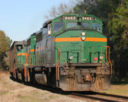 The green and orange scheme really looks quite good in the afternoon Georgia light.