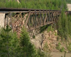 BNSF's Java bridge over the middle fork of the Flathead River