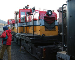 The other end of PB-2. I have no idea what the chains are for.