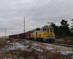 By the time we're out of North Liberty, light is going quickly. After all, it's nearly 1600h, and sundown is in about 30 minutes.