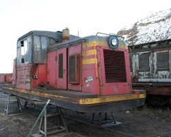 The other cousin, DSNG 5. Our guide through the yard mentioned that either 4 or 5 might become parts, and I'm guessing 5