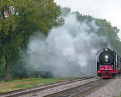 Smoking things up along the Buffalo waterfront (DJH Photo)