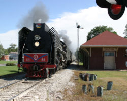 Past the Wilton depot... (DJH Photo)