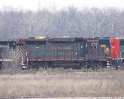 No trip would be complete without at least a little Rio Grande content. Thanks to Erik Rasmussen, I knew about the rusting DRGW GP30 3007 at NRE's yard in Silvis, IL