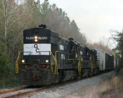 With such late in the day operations, the endless tree tunnels pose some lighting challenges.