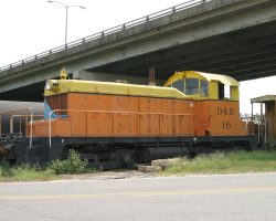 The D&R is all switchers - here's another, D&R 16, an EMD SW-1. Built in 1942 as Chicago & Illinois Eastern 99, it's a sister of the ESNA SW-1 above