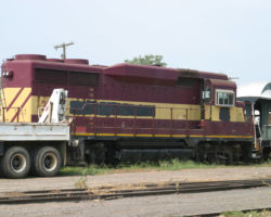 The D&R also has this ex-Wisconsin Central GP30, number unknown. Sounds like it will be scrapped