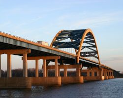 It's the I-280 bridge passing over the Mississippi. I don't know why, but it makes me miss Iowa all the more.