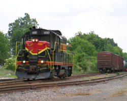 400's crew drops the cars in the Lexa yard