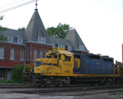 Taken back in 2003, this shows the grand depot at Holly Springs, MS