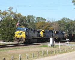 Traffic slowed up a bit, with nearly an hour between CSXT 7562 south and this southbound coal train, lead by CSXT 543, 526, and 8508.