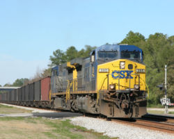 Next up is what I believe was V109, lead by CSXT 395 at 1413h.