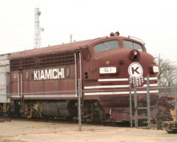 Kiamichi SL1 at the Hugo museum - it's an ex-KCS F7A that got slugged...