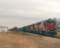 Passing the very tiny town of Swink