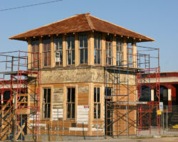 A better view of the tower. This is old SP Tower 16 from Sherman, TX
