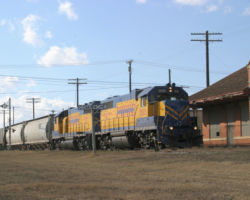 At least the tracks in front are still busy