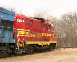 A better look at the colorful paint on BLR 201