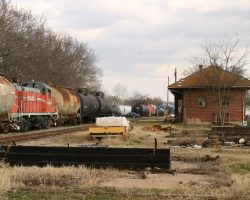 This is the BLR's yard in Sulphur Springs