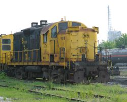 Here's Watco's graveyard from Coffeyville, KS, including this ex-MKT RS3m, now SEK 143