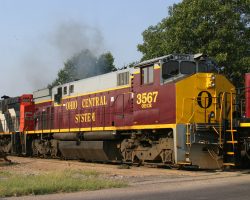 The A&M's latest acquisitions are these MLW M420s of ex-CN, ex-OHCR heritage. Here's 3567, one of two OHCR paint on the A&M. The other is 3588 and is technically an HR412, not an M420