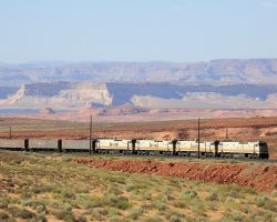 With the morning run unloaded, Sunday's afternoon train leaves the NGS around 5pm to head back to the mine. This is the start of the second to last run to the mine, and will be the last daylight train over the line.