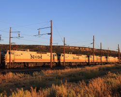 One last look at the BM&LP power in the final rays of evening light.