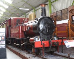 One of the main reasons I'd come to Port Erin was to visit the Isle of Man Railway Museum, just across from the station grounds. Inside the IMR Museum, one of the first pieces of equipment you see is locomotive #6 "Peveril". An 1875 Beyer Peacock 2-4-0, #6 was retired for good in 1960.
