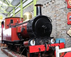 The other locomotive housed in the museum is the last steam locomotive that IMR purchased - #16, Mannin. Built in 1926, she's another 2-4-0T and was supposedly the most powerful locomotive that IMR ever owned.