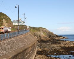 The Irish Sea can unleash a brutal pounding on the Douglas seawall. There's a reason that it's an enormous structure.