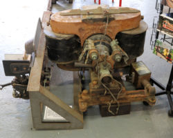 Looking at the commutator end of the same dynamo