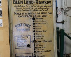 A vintage piece of advertising for the railway.