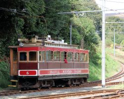 Back down at Laxey, the sun is once again shining and #6 is once again headed up the hill. Time to retire to the pub for a pint or two and figure out the rest of the afternoon.