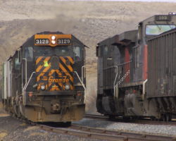 The Montrose Local meets a pair of SP ACs at Roubideau