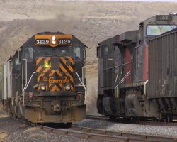 The Montrose Local meets a pair of SP ACs at Roubideau