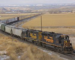 3129 and 3097 leaving Roubideau...