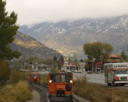 Leaving Glenwood along Colorado Hwy 82.