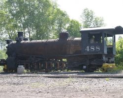 487 was the first through the shop, and 484 will be next. 488 sits outside just north of the Chama shops on shop trucks while her running gear has been removed for rebuilding. I think the tender is still in Antonito receiving work.