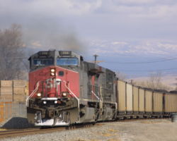 Finally receiving a track warrant, SP 186 wastes no time coming through Delta