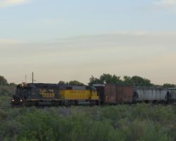 Leaving Grand Junction in the early morning light.