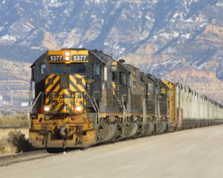 Train attached, the four leave Sunnyside for the mainline at Mounds.