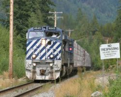 Approaching McGuire, just south of the Whistler area.