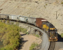 From high on a cliff in Dominguez Canyon, you'd almost think this was taken in Southern California!