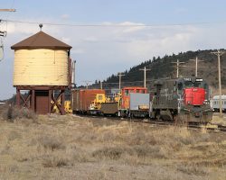 A bit broader view of the above equipment collection and water tank.