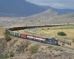 Another sweeping curve in the line, I'm guessing near Gibbs (but I'm not sure).