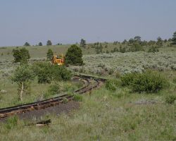 This is the Big Horn wye, and at the end of it you can see a little yellow track critter being stored.